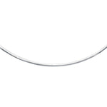 14k White Gold Chain in a Classic Omega Design (4.00 mm)