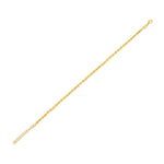14k Yellow Gold Spaced Bead Bracelet  (3.00 mm)