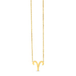 14K Yellow Gold Aries Necklace
