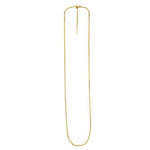 Endless Adjustable Cable Chain in 14k Yellow Gold (1.70 mm)