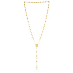 14K Yellow Gold Rosary Necklace