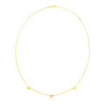 14k Yellow and Rose Gold Mom Necklace