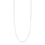 Sterling Silver Mirror Link Necklace