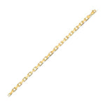 14k Yellow Gold French Cable Chain Bracelet  (4.80 mm)