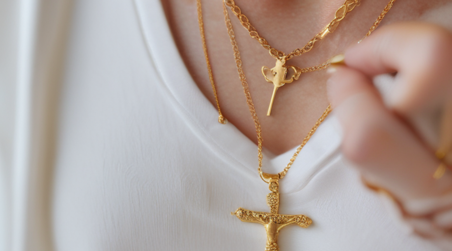 Unlocking the Divine: The Elegance and Significance of the 14k Gold Rosary Necklace