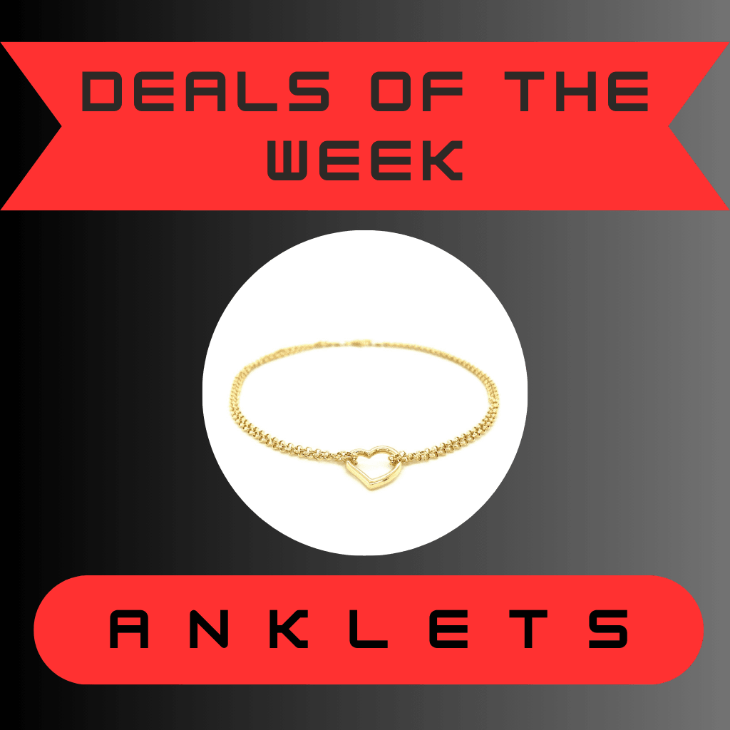 Deals of the week on anklets - Justin Kyne Brand