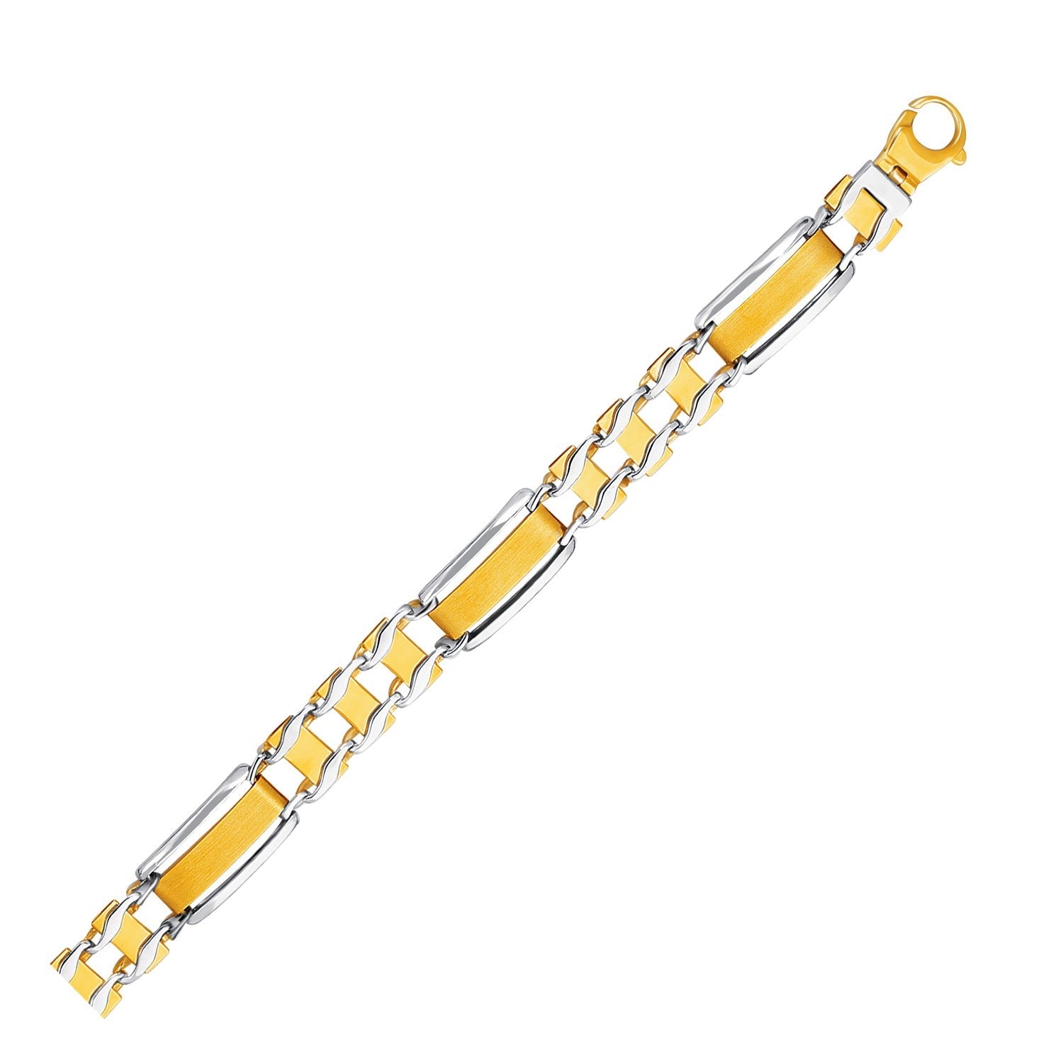 Two-Tone Bar Link Set,  His and Her's Bundle