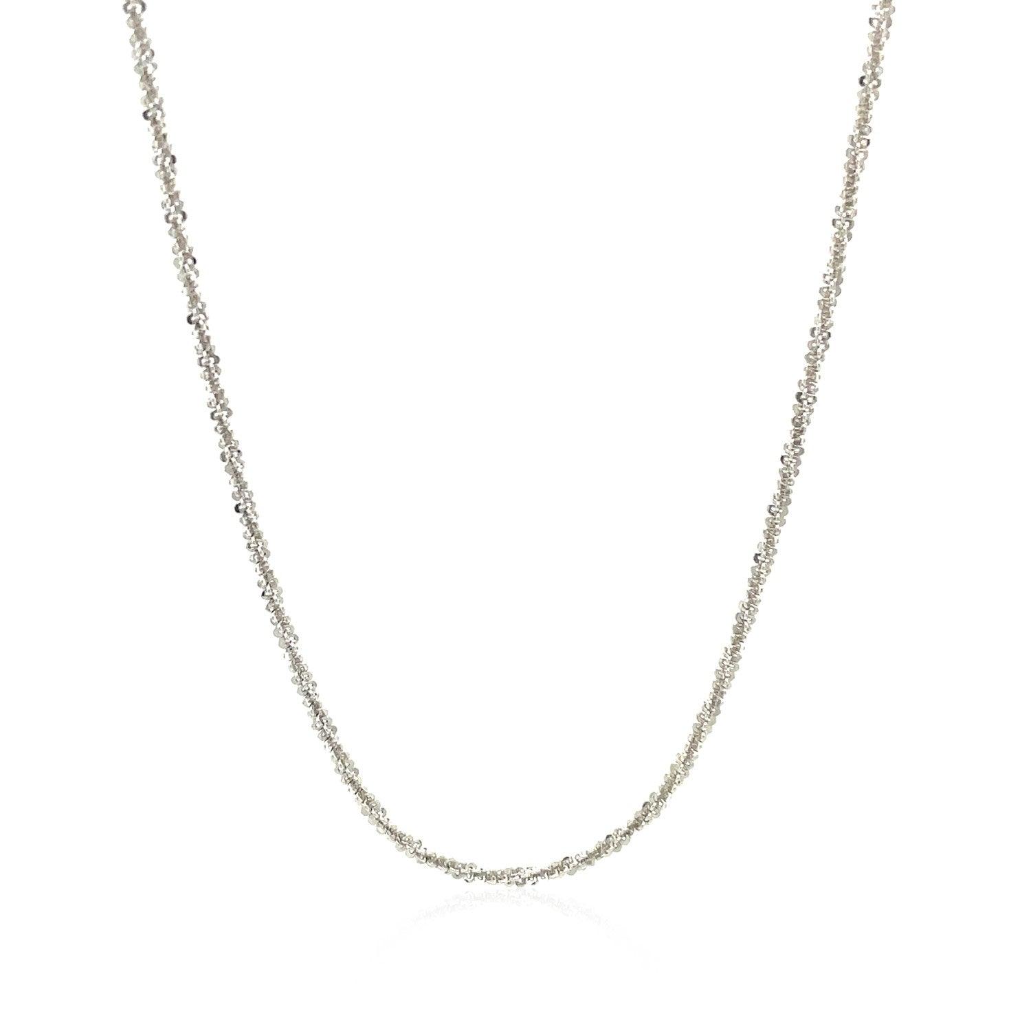 Sterling Silver 1.5mm Adjustable Sparkle Chain (1.50 mm)