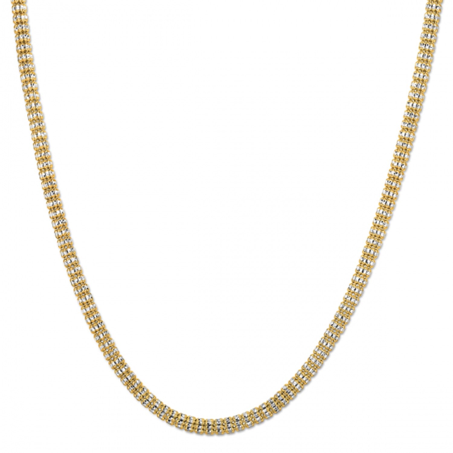 Ice Barrel Chain in 14k Yellow Gold (4.25 mm)