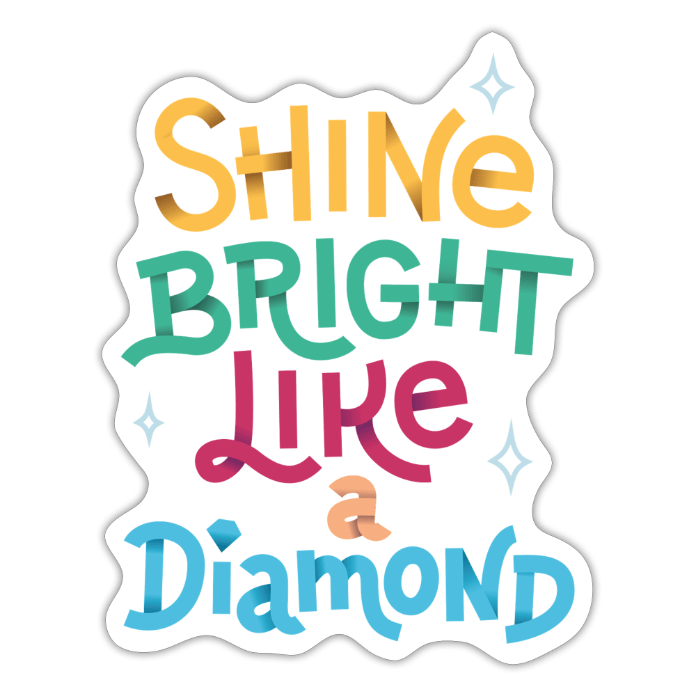Justin Kyne, Sticker, Shine Bright - Justin Kyne Brand