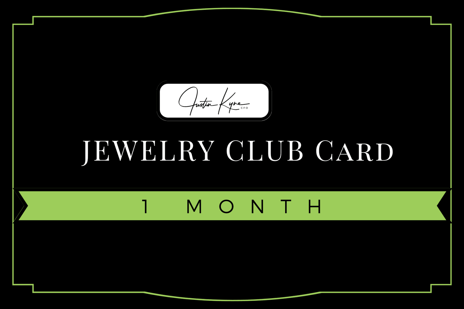 MONTHLY Jewelry Club Membership - Justin Kyne Brand