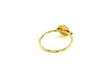 14k Yellow Gold Ring with Polished Oval