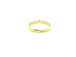 14k Yellow Gold Textured Comfort Fit Wedding Band