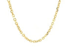 14k Yellow Gold Diamond Cut Cable Link Chain (2.90 mm)