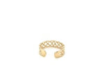 14k Yellow Gold Toe Ring in a Celtic Knot Style