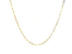 14K Yellow Gold Fine Paperclip Chain (1.50 mm)