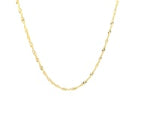 10k Yellow Gold Singapore Chain 1.5mm