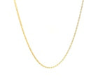 Adjustable Cable Chain in 14k Yellow Gold (0.97 mm)