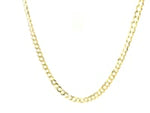 14k Yellow Gold Solid Curb Chain (2.60 mm)