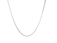 14k White Gold Gourmette Chain 1.0mm