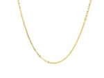 10k Yellow Gold Sparkle Chain 1.5mm