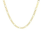 10k Yellow Gold Solid Figaro Chain (2.60 mm)