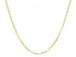 14k Yellow Gold Rolo Chain (1.90 mm)