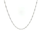 Sterling Silver 1.6mm Singapore Style Chain (1.50 mm)