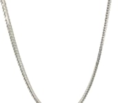 Sterling Silver Rhodium Plated Foxtail 2.0mm