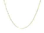 18k Yellow Gold Box Chain 0.6mm (0.60 mm)