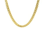 14k Yellow Gold Miami Cuban Semi Solid Chain (5.50 mm)