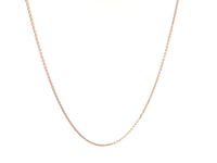 10k Rose Gold Cable Link Chain 0.5mm 