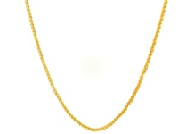 14k Yellow Gold Round Chain 1.2mm