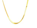 3.0mm 14k Yellow Gold Super Flex Herringbone Chain