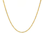 14k White and Yellow Gold Two Tone Sparkle Chain (1.50 mm)