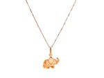 Elephant Pendant in 10k Rose Gold