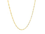 14k Yellow Gold Singapore Chain 1.5mm