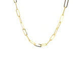 14K Yellow Gold Wide Paperclip Chain (3.20 mm)