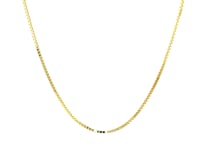 10k Yellow Gold Classic Box Chain 1.0mm