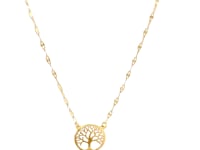 14K Yellow Gold Tree of Life Necklace
