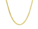 14k Yellow Solid Gold Diamond Cut Round Franco Chain (3.10 mm)