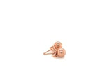 14k Rose Gold Round Stud Earrings (5mm)