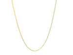 14k Yellow Gold Oval Cable Link Chain (0.85 mm)