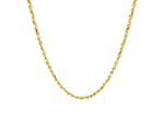 10k Yellow Gold Solid Diamond Cut Rope Chain (2.00 mm)