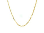 2.3mm 10k Yellow Gold Rolo Chain