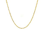 10k Yellow Gold Solid Diamond Cut Rope Chain (1.60 mm)