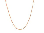 14k Rose Gold Singapore Chain (1.10 mm)