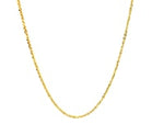 14k Yellow Gold Sparkle Chain 1.1mm