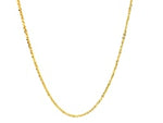 14k Yellow Gold Sparkle Chain (1.10 mm)