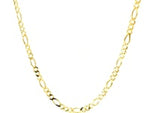 14k Yellow Gold Solid Figaro Chain (2.80 mm)